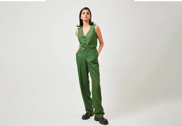 HARPERY™ - Comfy Sleeveless Summer Denim Co-Ord Set