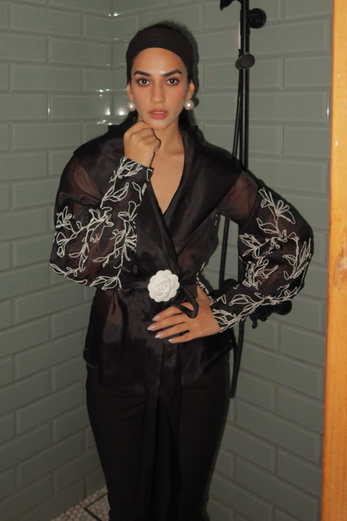 Karma Dhingra in Aelora Top