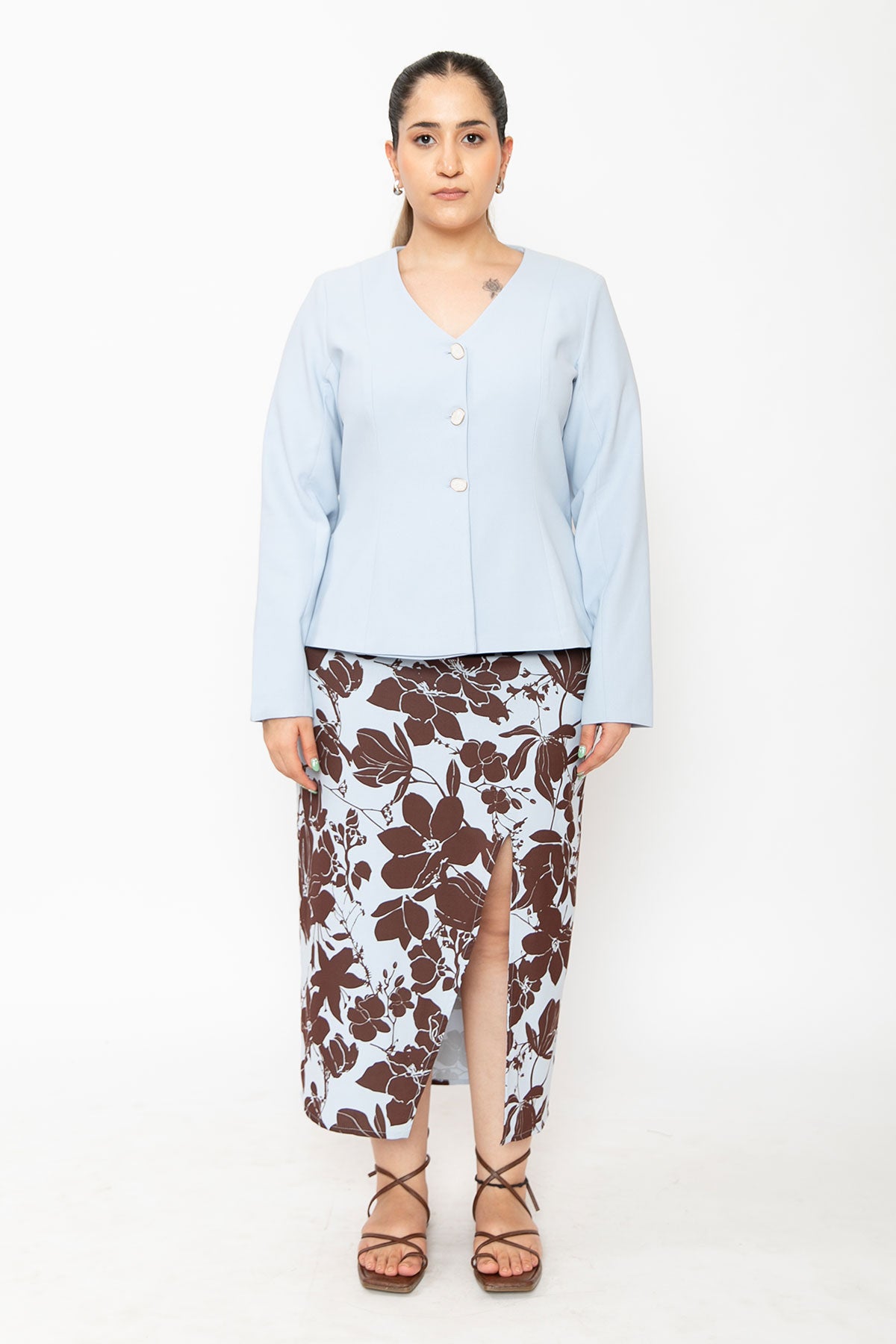 Notting Hill Blazer + Biscotti Skirt
