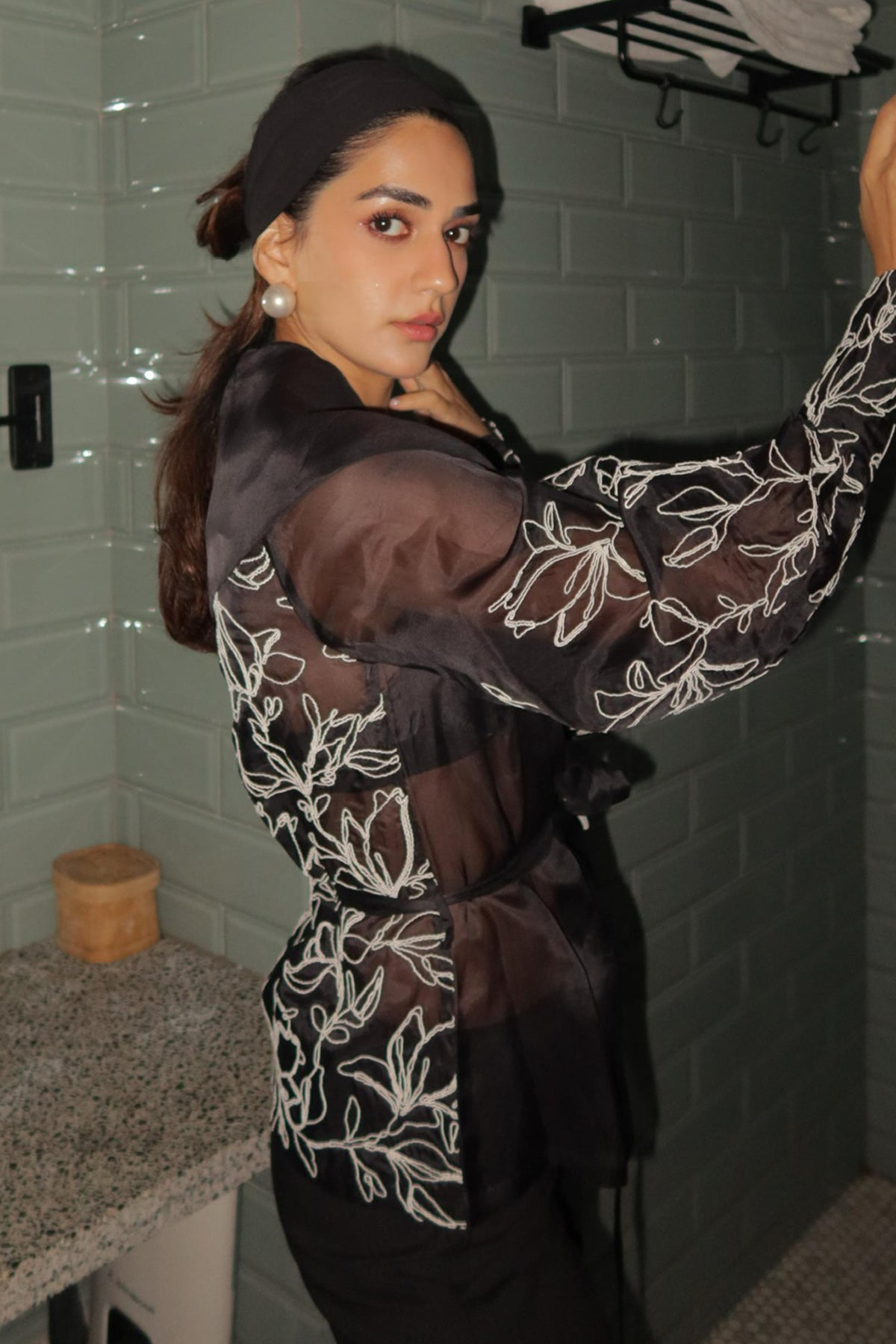 Karma Dhingra in Aelora Top
