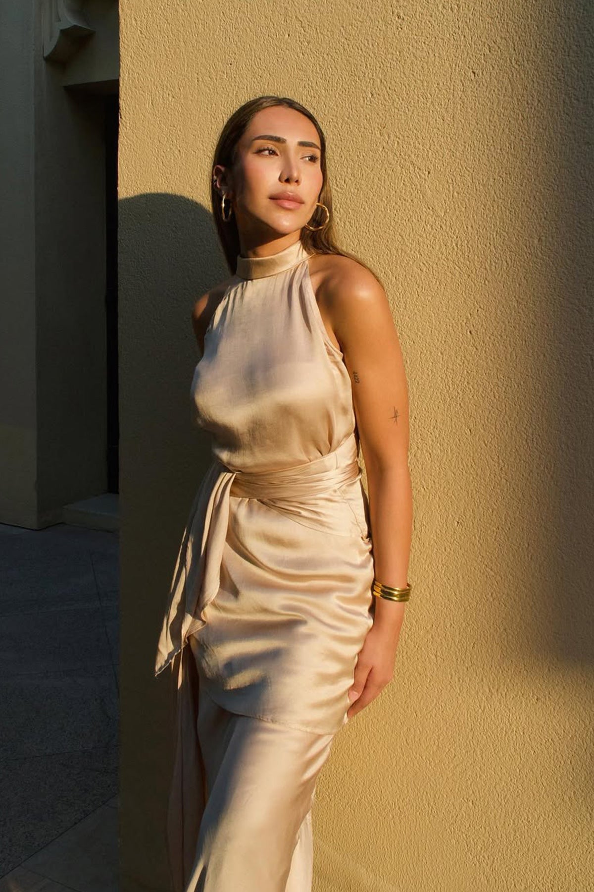 Daleeda Soomar in Amina Set