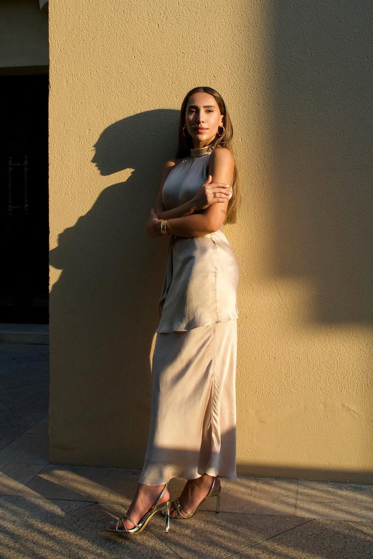 Daleeda Soomar in Amina Set