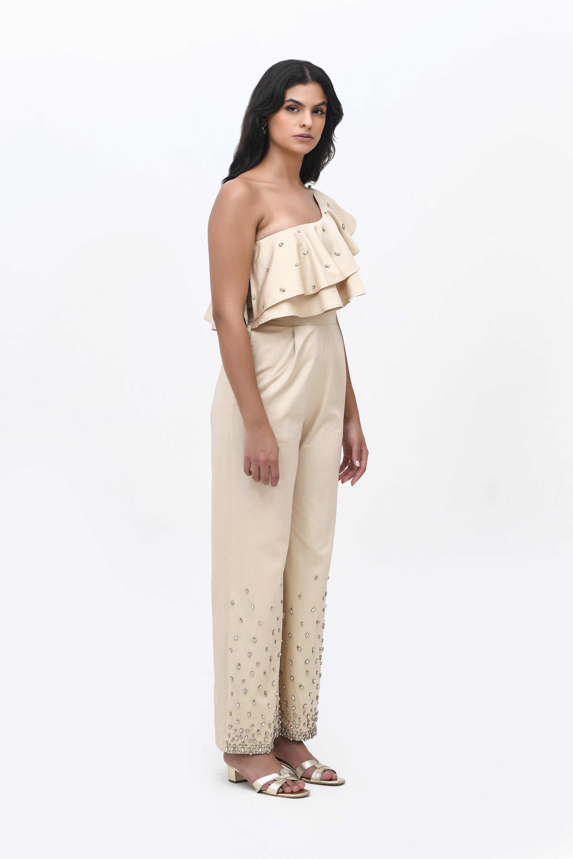 Champagne Spill Jumpsuit