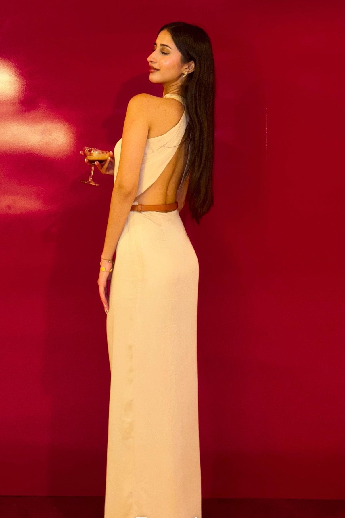 Elisha Choopra In Mustang Gown