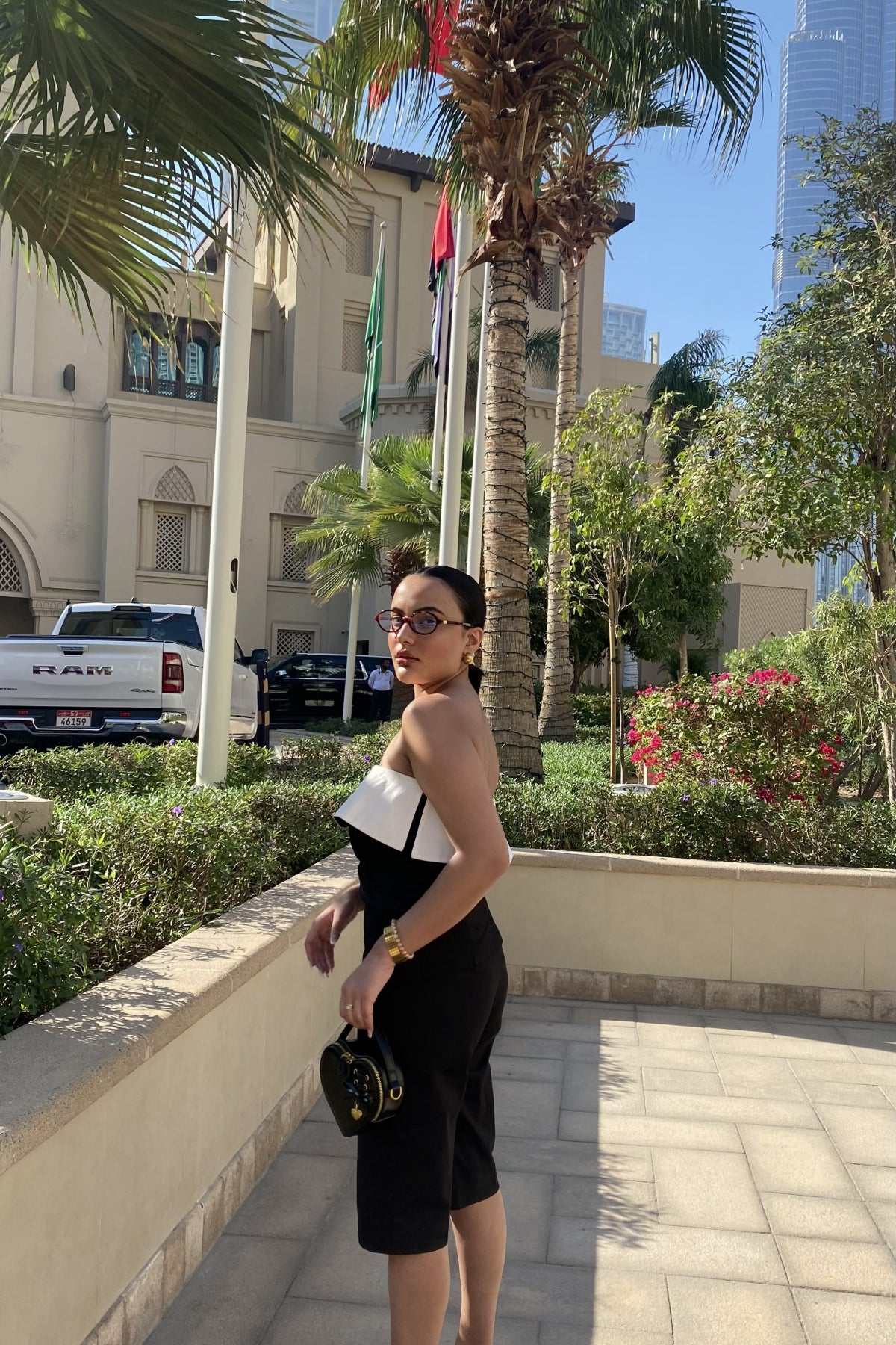 Gurnoor Kaur In Black Swan Top