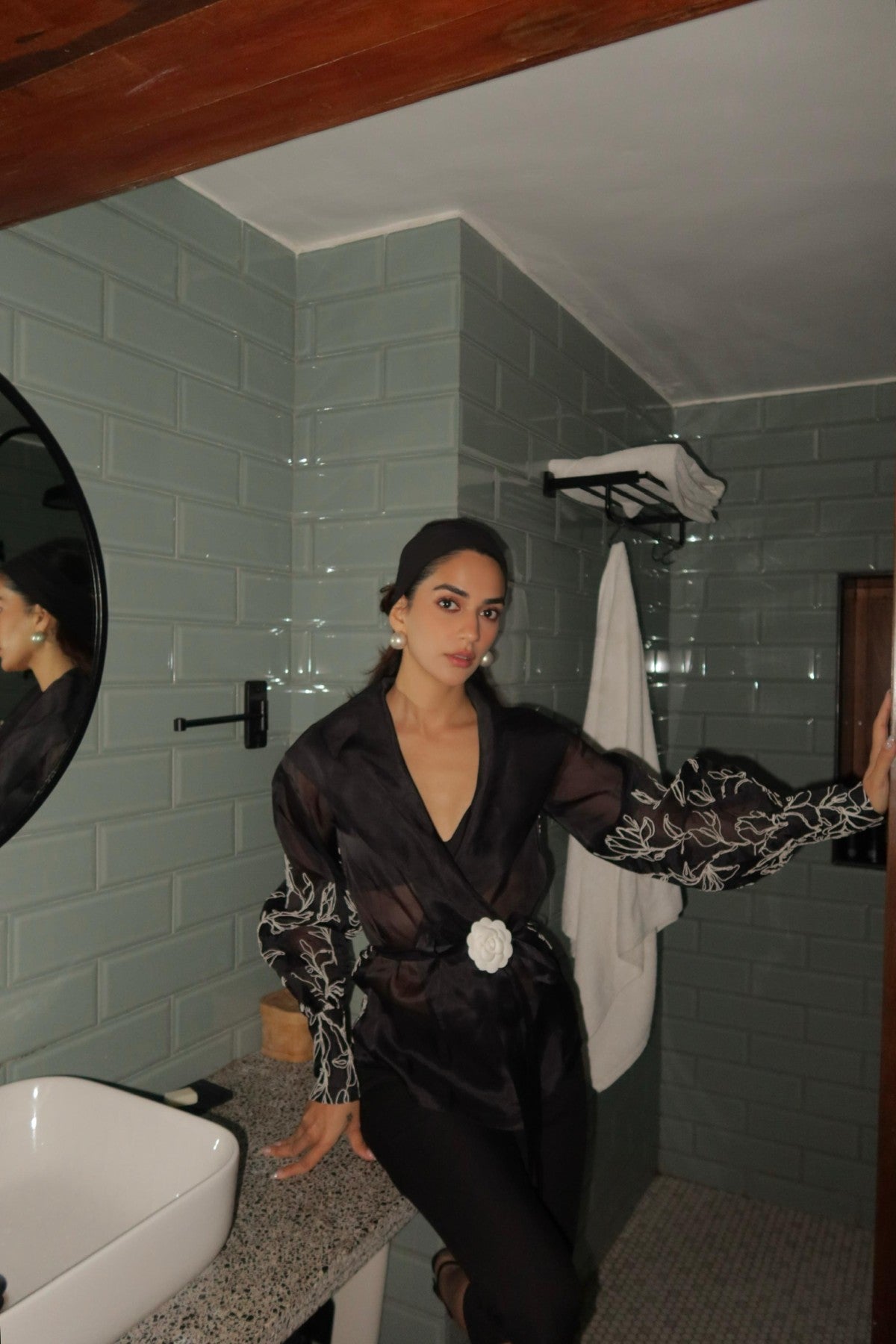 Karma Dhingra In Aelora Top