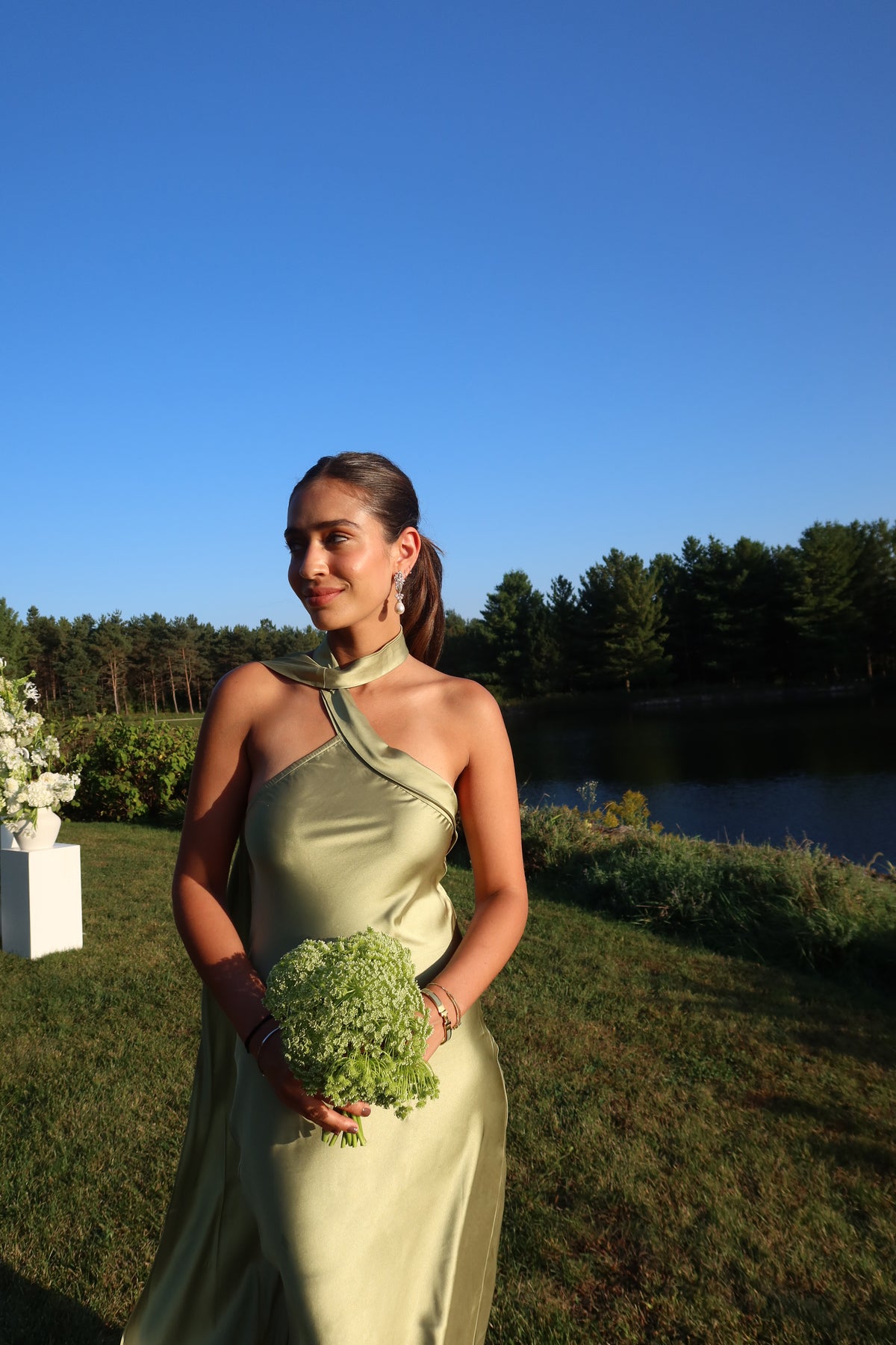 Raunaq Uberai In Sacre Gown